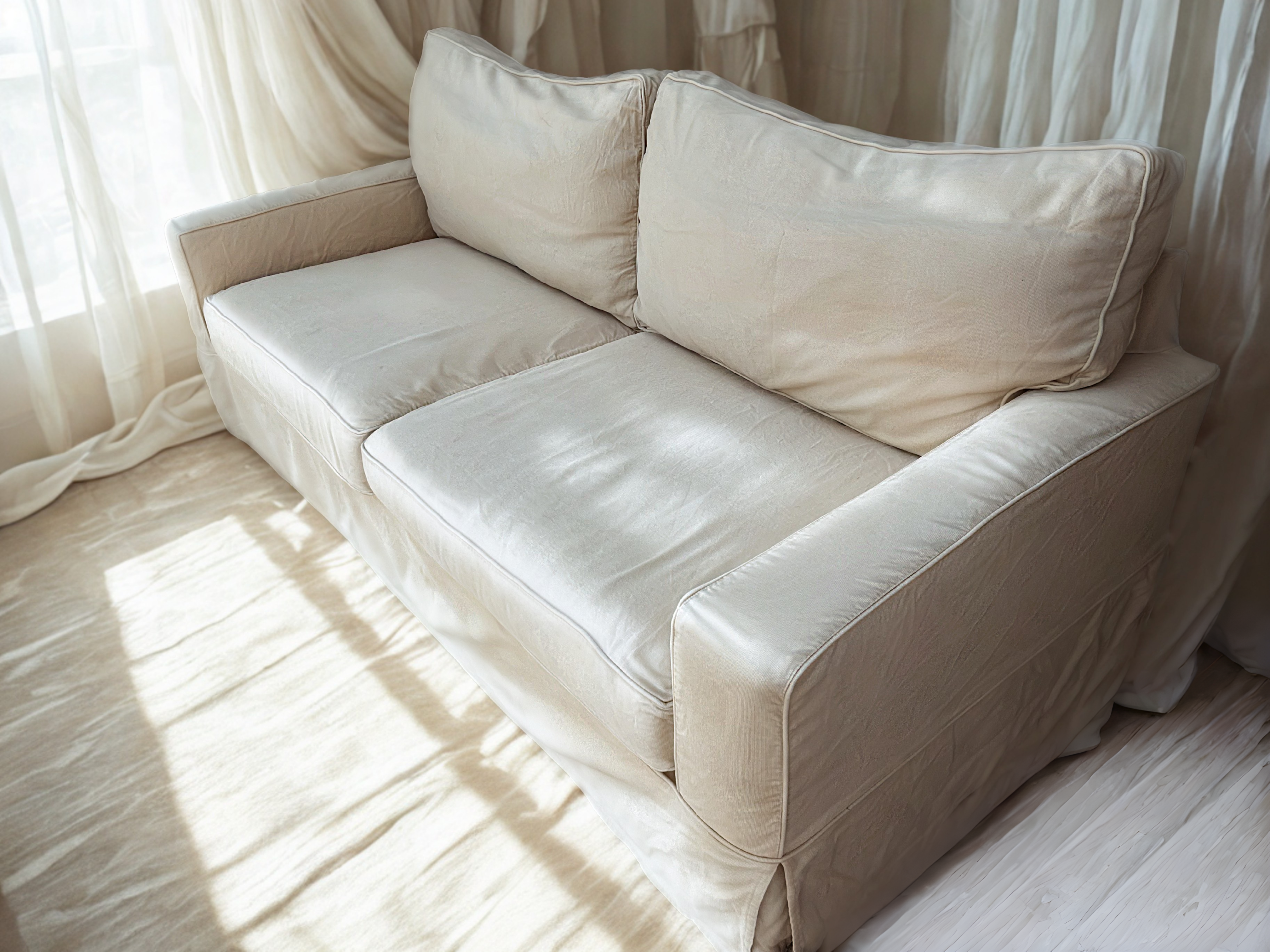 Comfort Square Arm Slipcovered